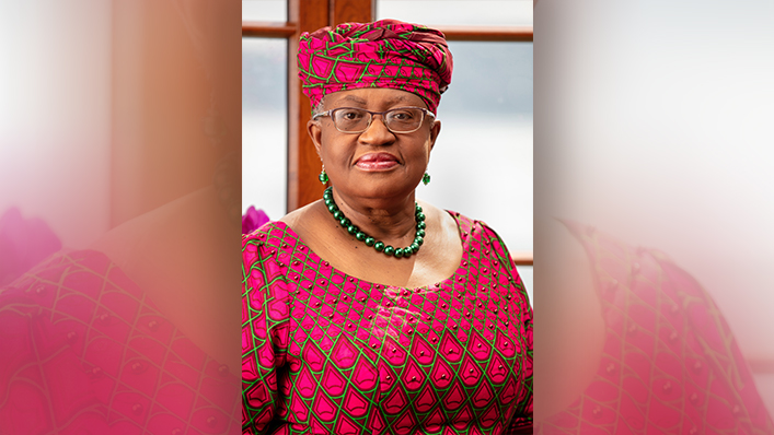 Ditjen Okonjo-Iweala memberi pengarahan kepada anggota tentang pekerjaan untuk mendukung akses yang adil ke vaksin COVID-19