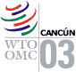 Logo de la 5me Confrence ministrielle organise  Cancn, Mexique - 2003