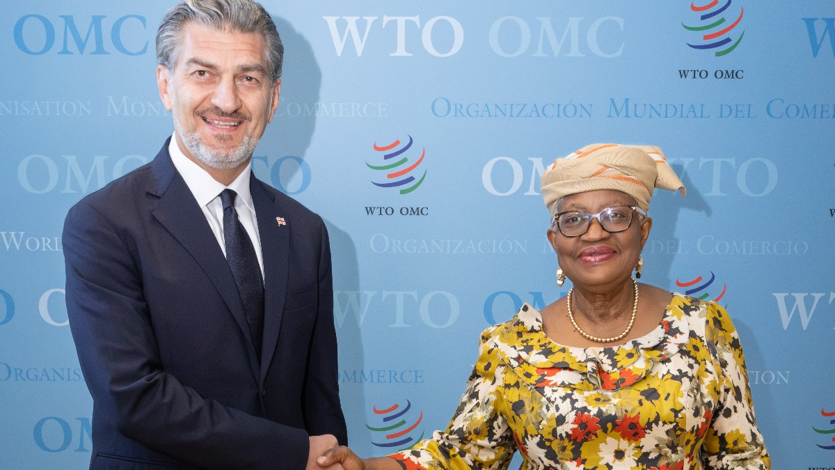 DG Ngozi Okonjo-Iweala welcomes President Kavelashvili of Georgia to the WTO