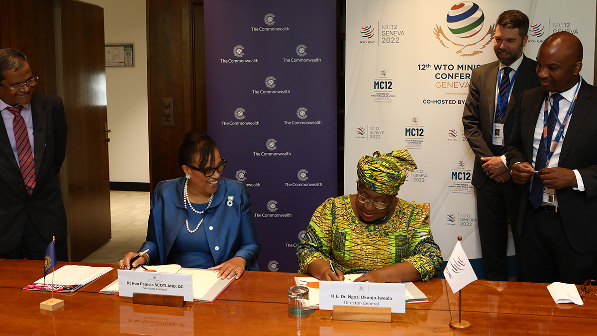 WTO, Commonwealth Secretariat strengthen efforts to boost trade capacity of Commonwealth members