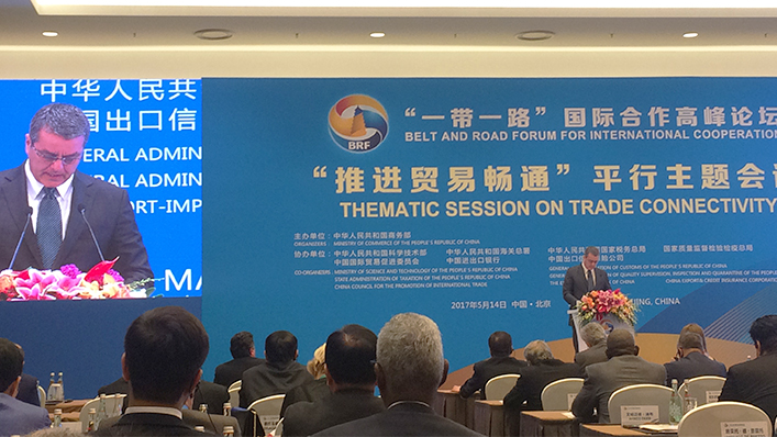 The Director-General also spoke at a thematic session on trade connectivity