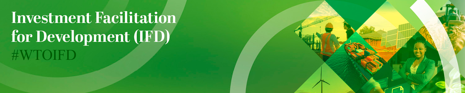Investment facilitation for development banner