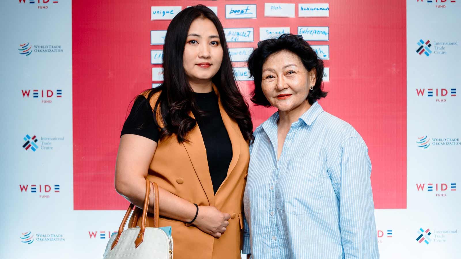 Ankhtuya Dashdorj at the WEIDE Fund Launch Event in Ulaanbaatar