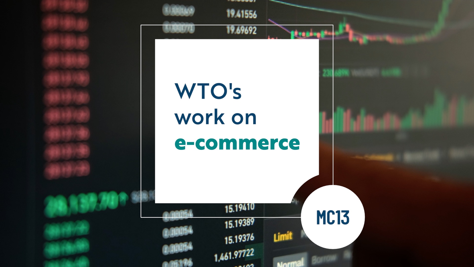 Road to MC13: E-commerce