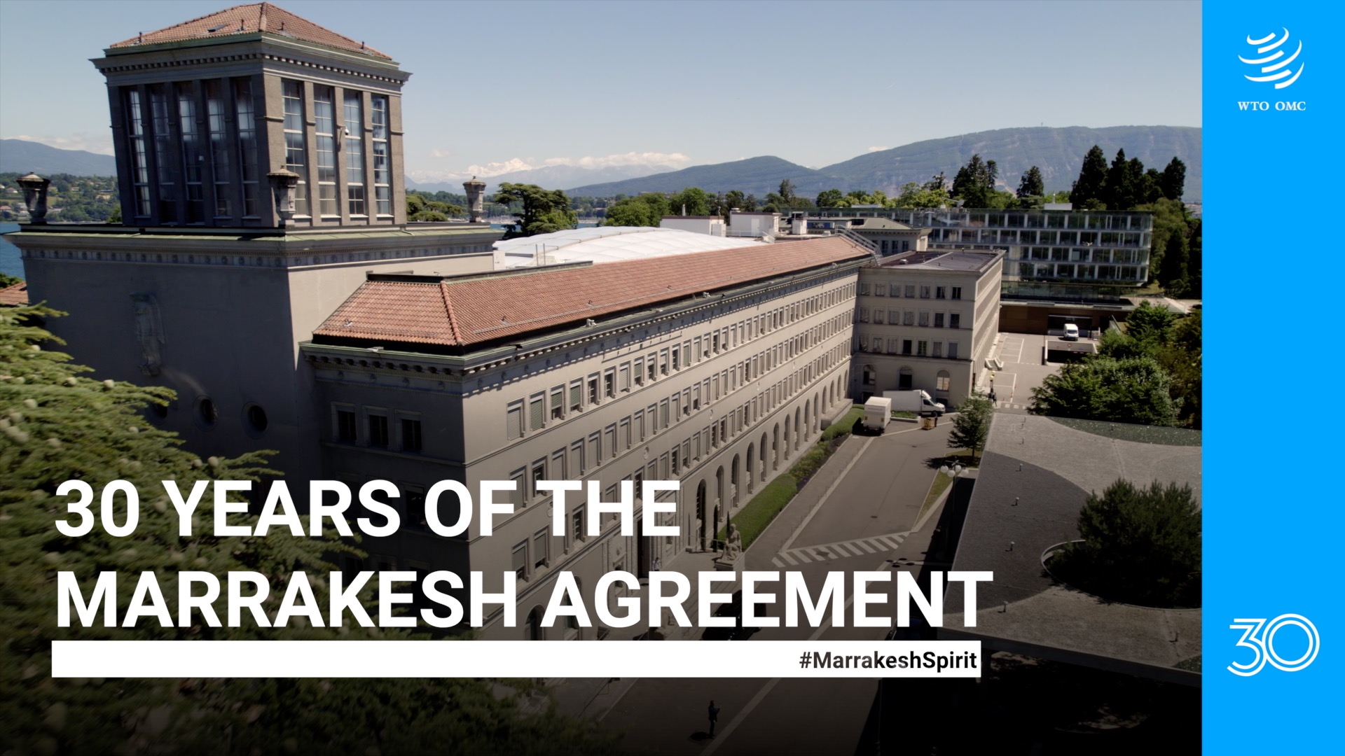 Marking 30 years of the WTO